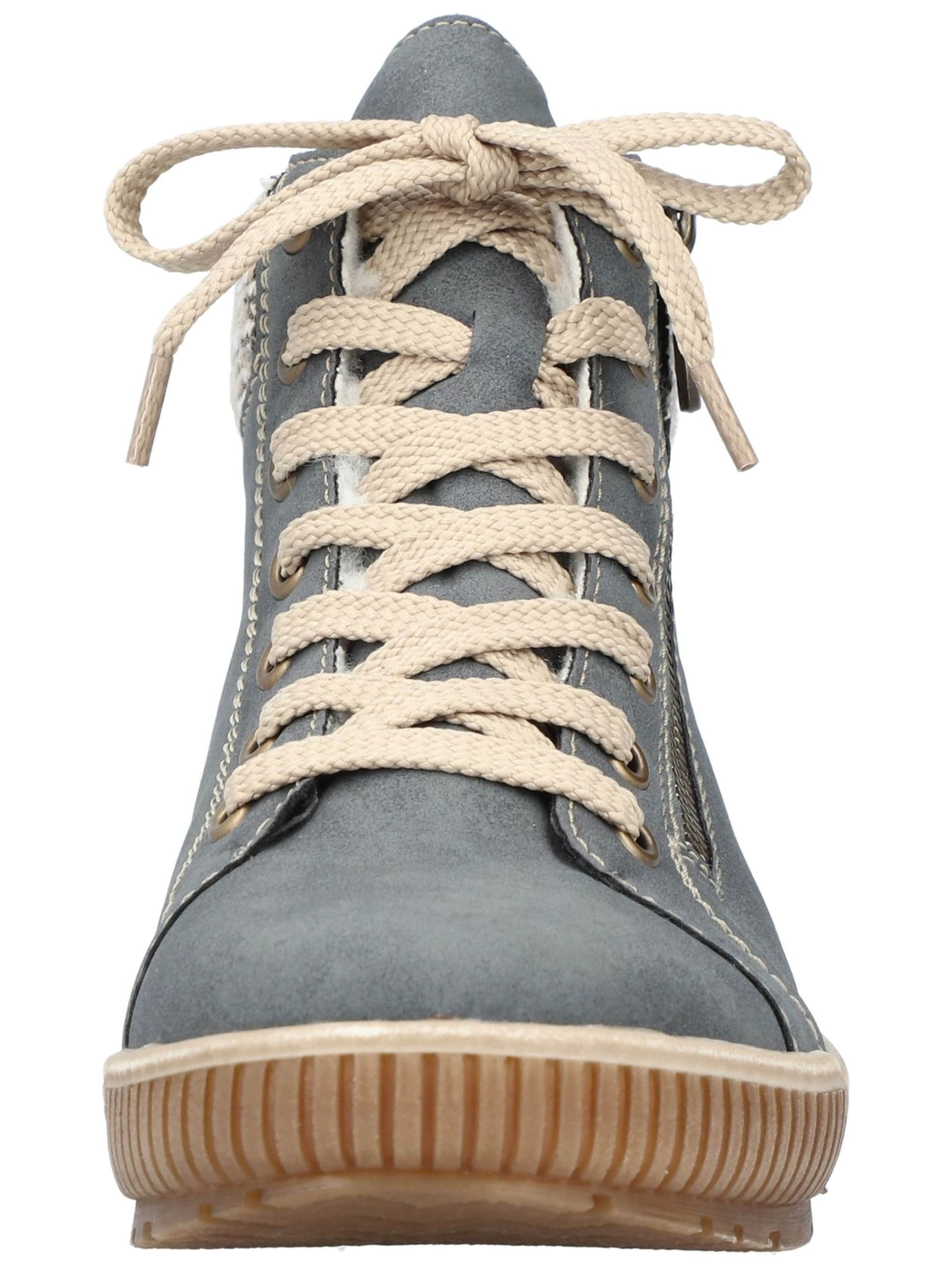 Rieker Fűzős rövid szárú csizmák - kék