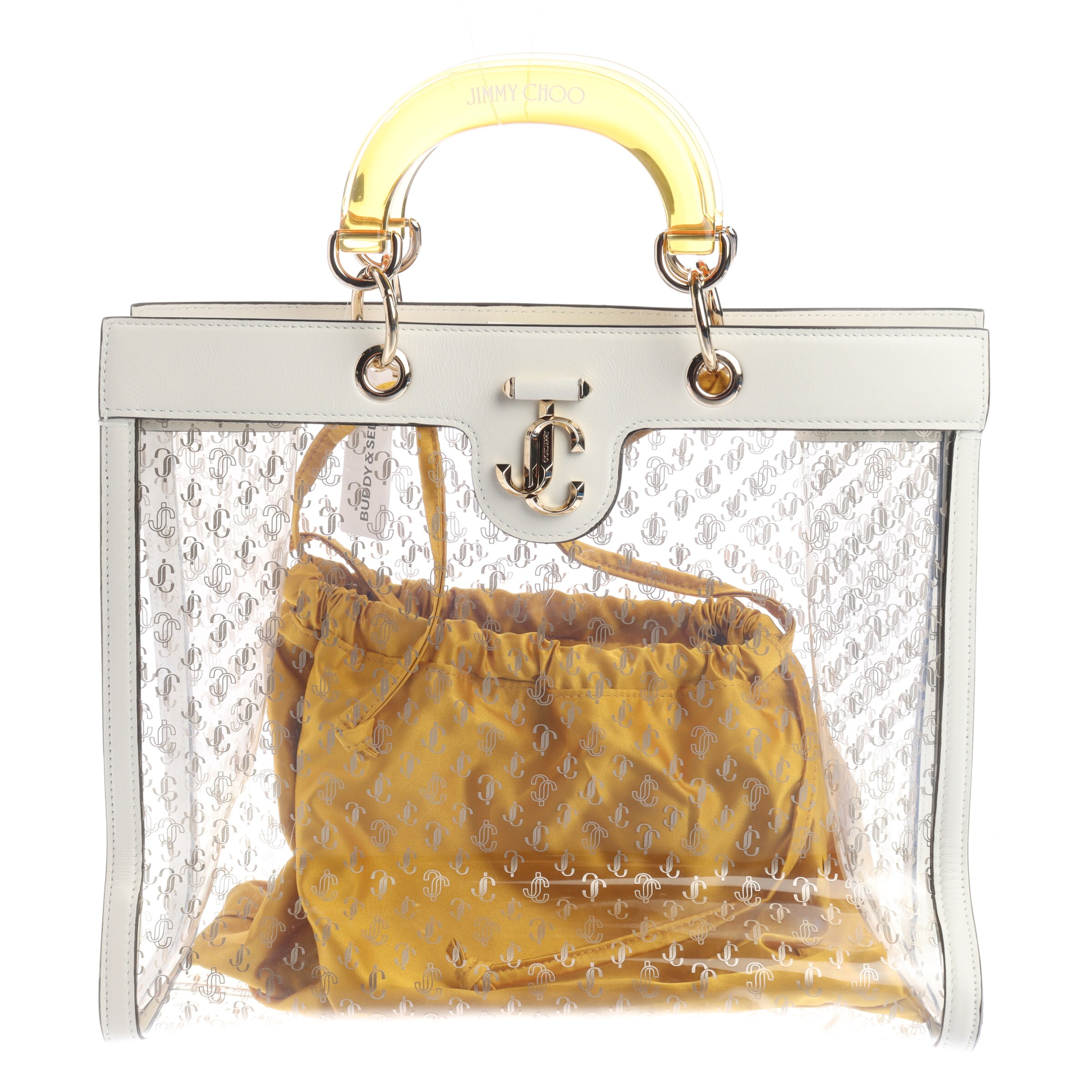 JIMMY CHOO Bag in One size in Transparent: front