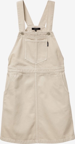 recolution Overall Skirt in Beige: front