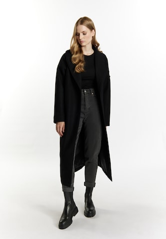 DreiMaster Vintage Between-Seasons Coat in Black