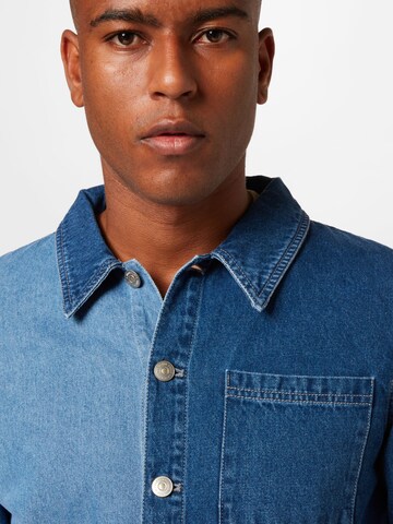 LMTD Regular fit Button Up Shirt in Blue