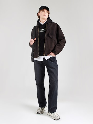 JACK & JONESSweater majica 'JCOPOINT' - crna boja