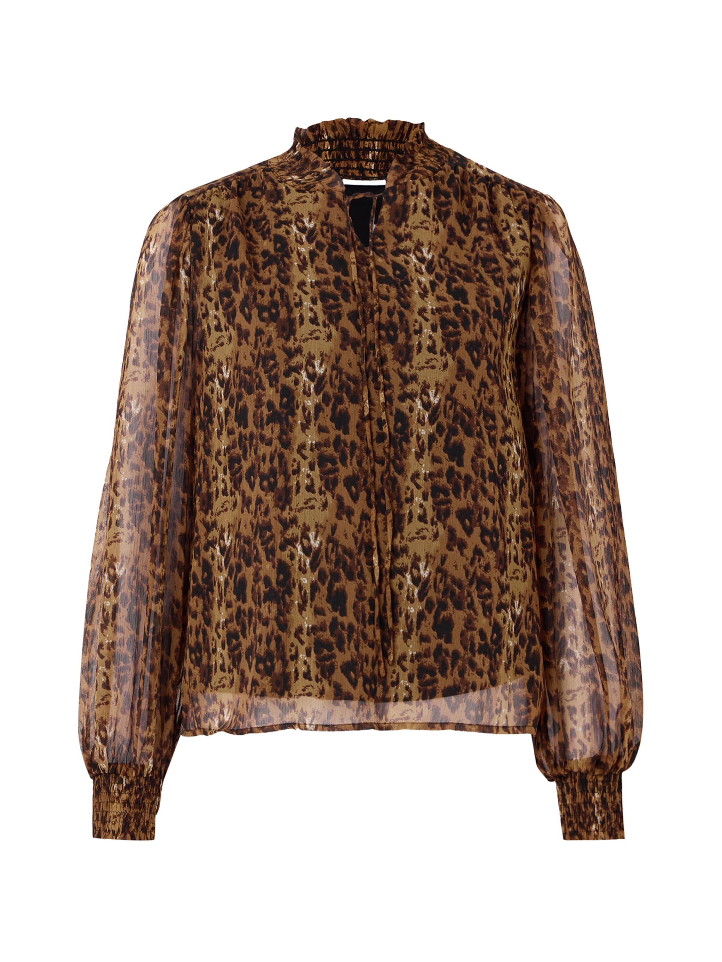 Camicia da donna &#x27;FALIA&#x27; di VILA in marrone: frontale