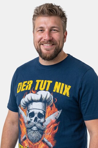 Men Plus Shirt in Blue