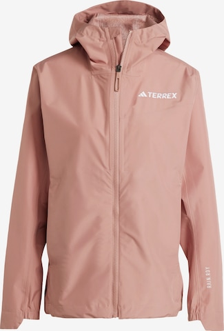 ADIDAS TERREX Outdoor jacket 'Multi 2.5L Rain.Rdy' in Pink: front