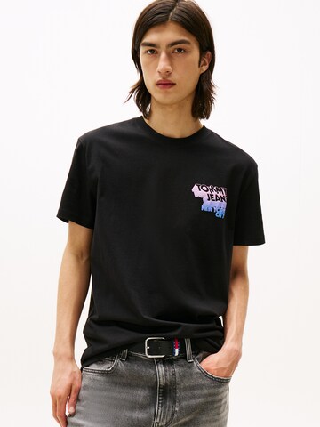 Tommy Jeans Shirt in Black: front
