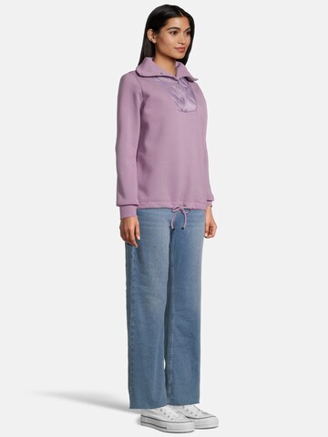 salzhaut Sweatshirt 'HAASKE' in Lila