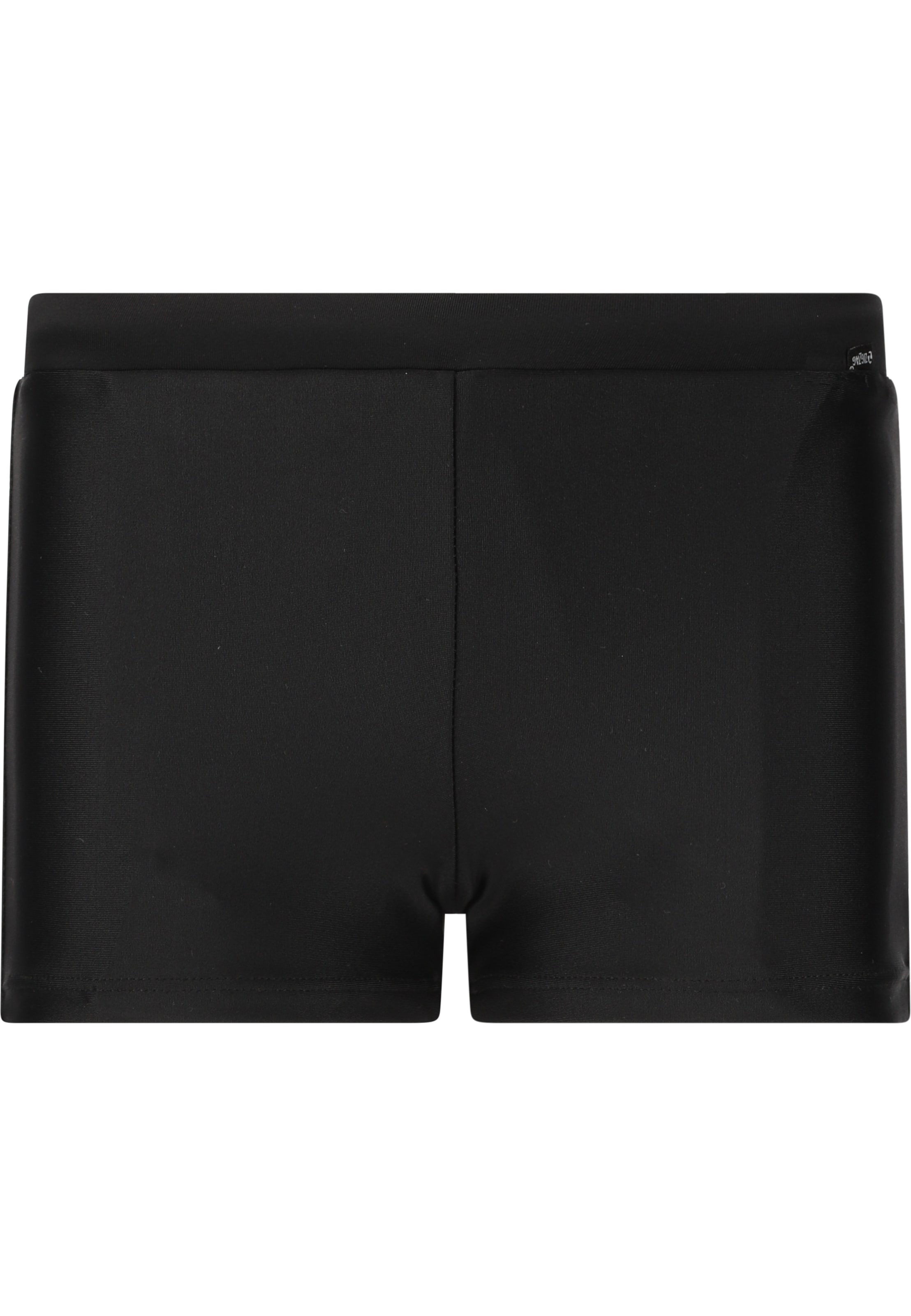 ZigZag Badehose 'Zack' in Schwarz: Vorderseite