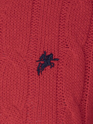 DENIM CULTURE Пуловер 'Perla' в червено