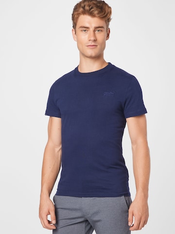 Superdry Shirt 'Vintage' in Blauw: voorkant