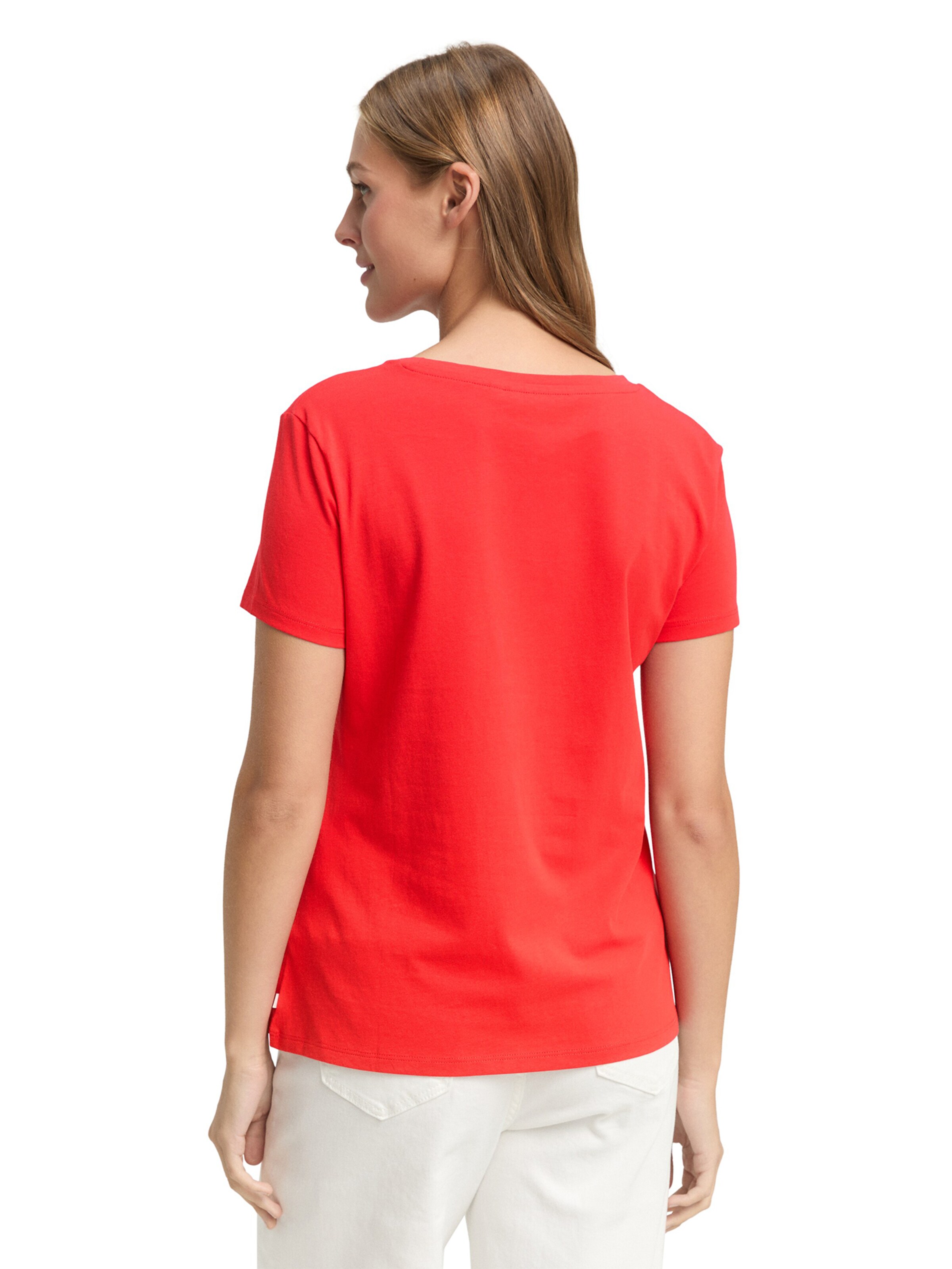 TOM TAILOR DENIM - Camisa em vermelho