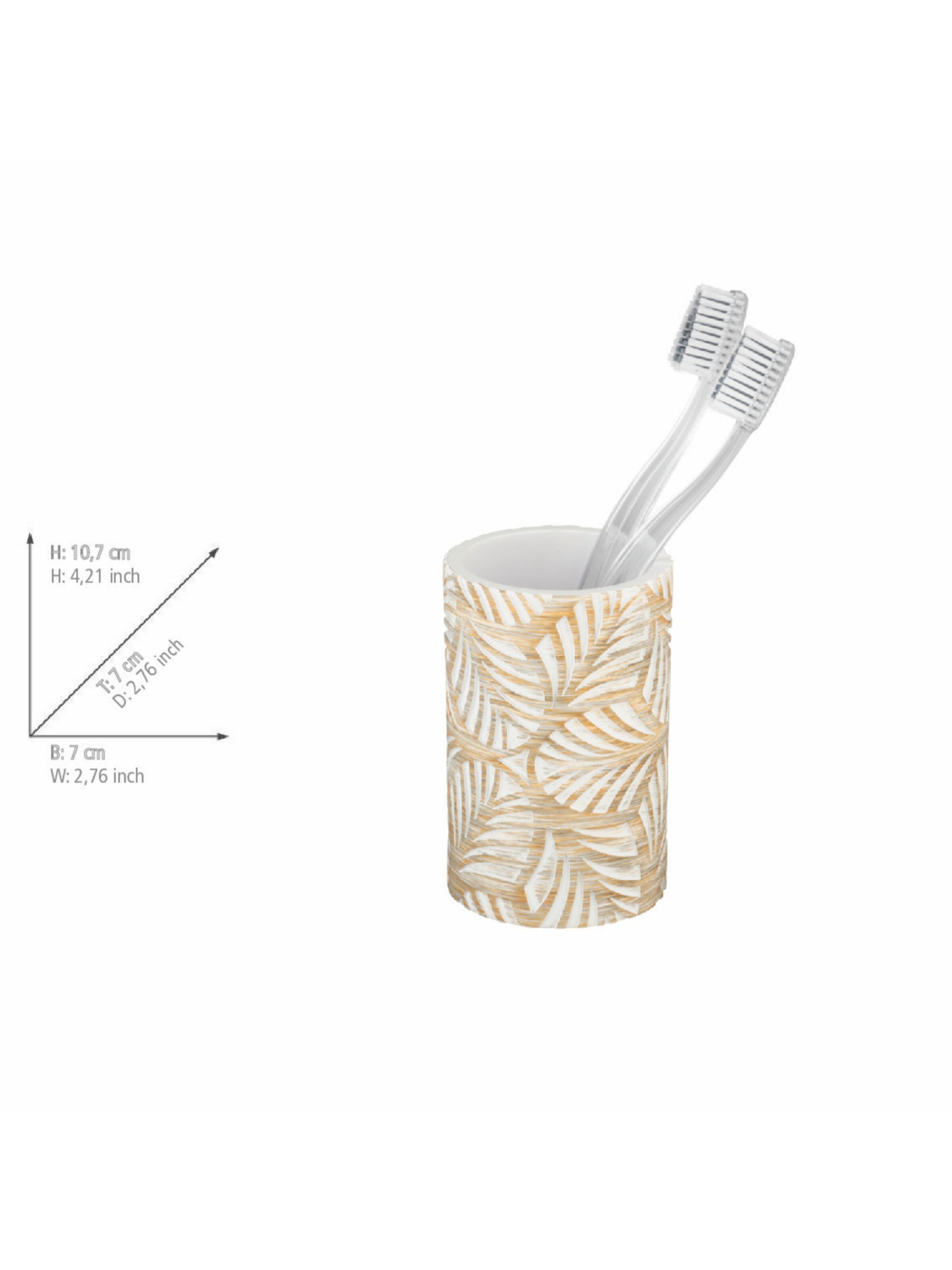 Wenko Bathroom Set 'Terralba' in Gold