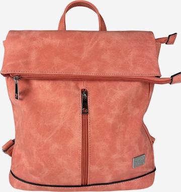 Kumixi - Mochila '2in1 Rucksacktasche' en naranja: frente