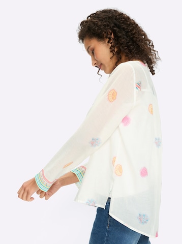 heine Bluse in Weiß