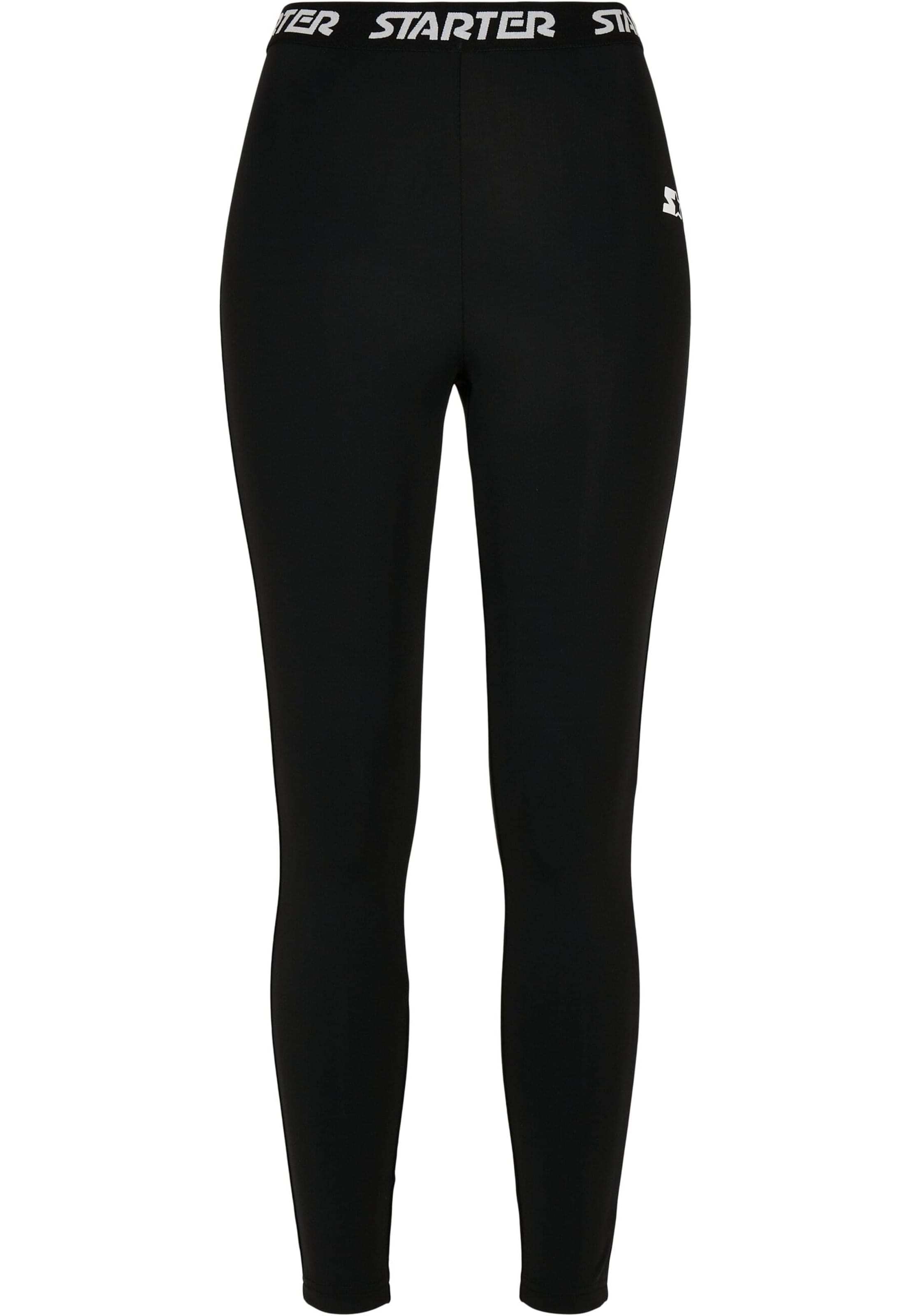 Starter Black Label Skinny Leggings in Schwarz: Vorderseite