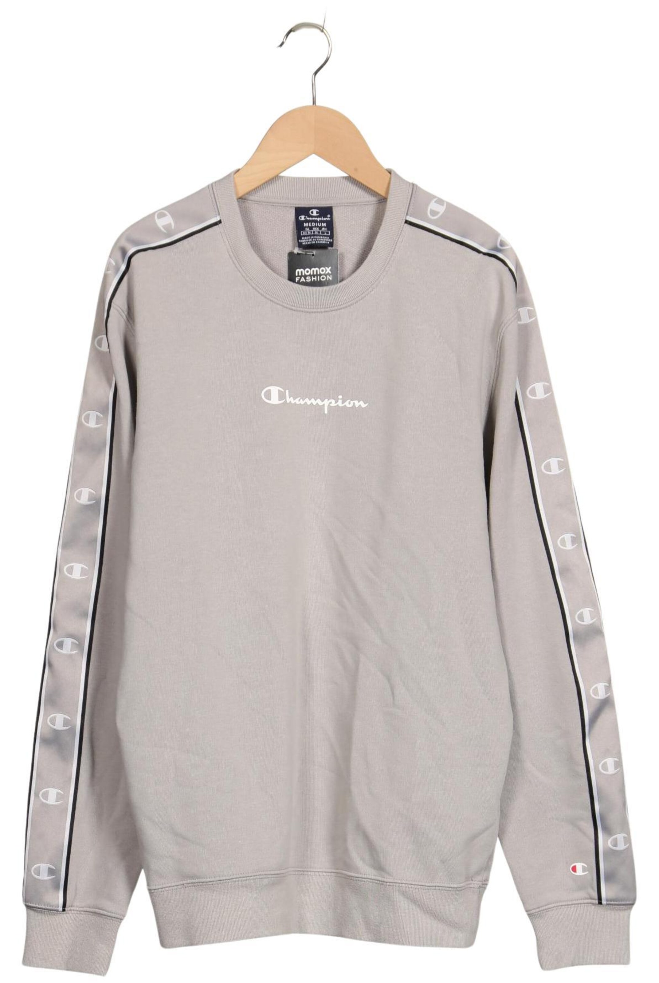 Champion Authentic Athletic Apparel Sweatshirt & Zip-Up Hoodie in M in Grey: front
