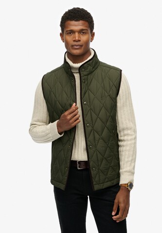 Superdry Bodywarmer 'Estate' in Groen: voorkant