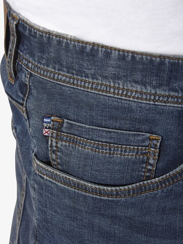 Jan Vanderstorm Loosefit Jeansbermuda ' Brolle ' in Blau