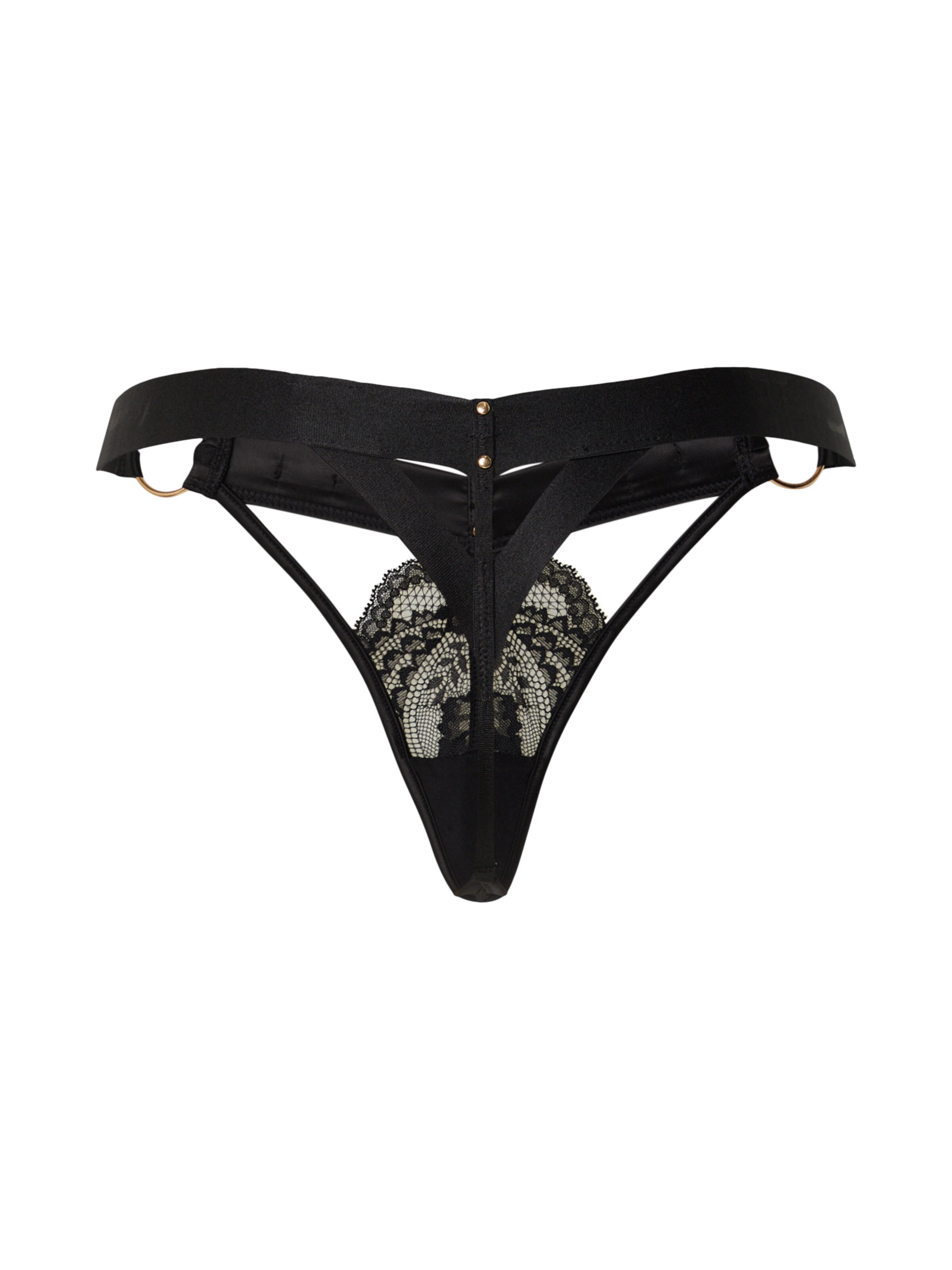 Hunkemöller String 'Emmeline' in Schwarz