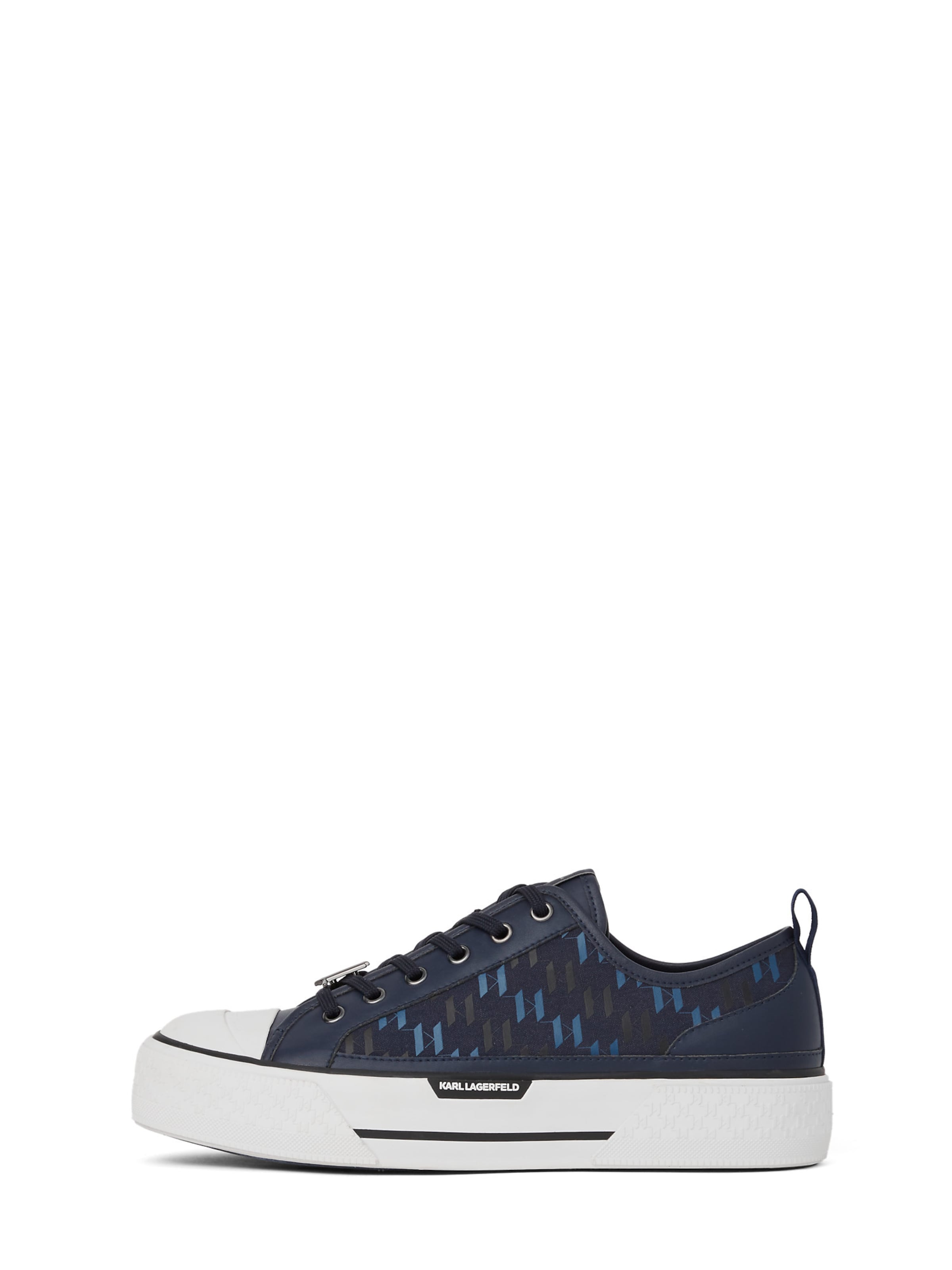 Sneaker bassa di Karl Lagerfeld in blu: frontale