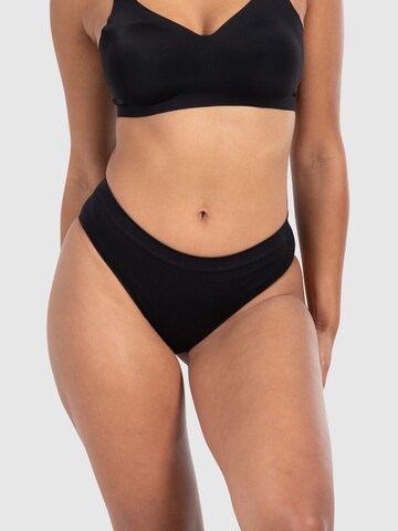 Slip scultant 'Nysa' Smilodox en noir : devant