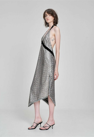 MONOSUIT Cocktailkleid 'PAILLETTES' in Silber