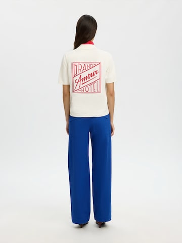 SELECTED - Cárdigan 'SLFAMOUR' en blanco: frente