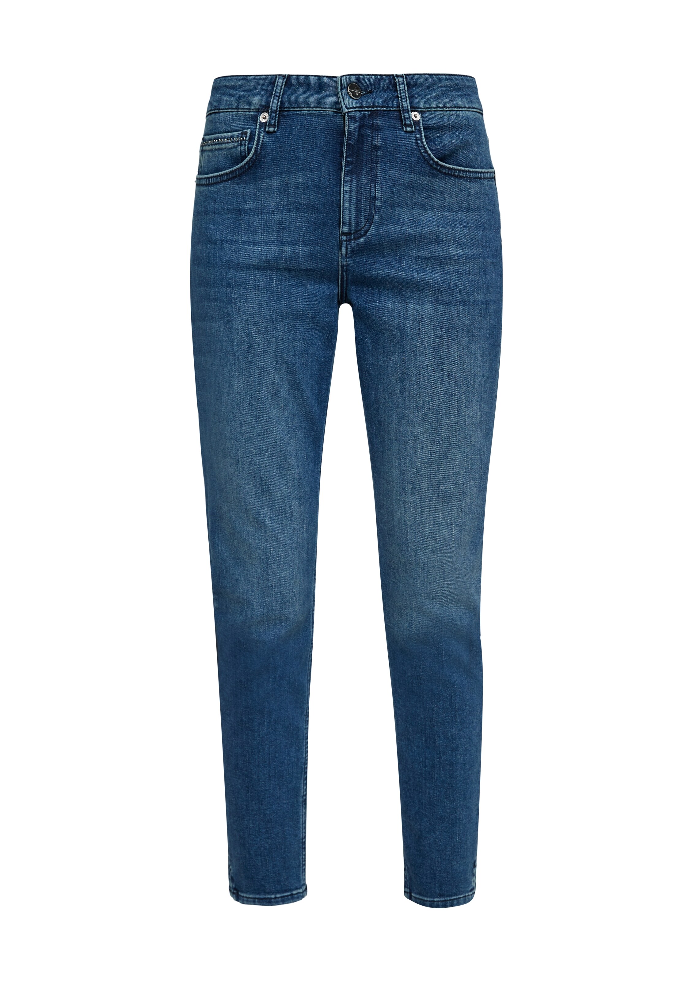 COMMA Slimfit Jeans in Blau: Vorderseite