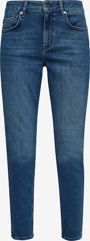 COMMA Slimfit Jeans in Blauw: voorkant