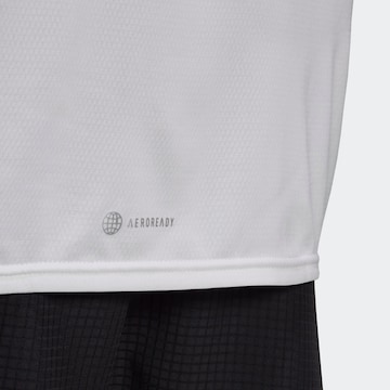 T-Shirt fonctionnel 'Designed 4 Running' ADIDAS SPORTSWEAR en blanc