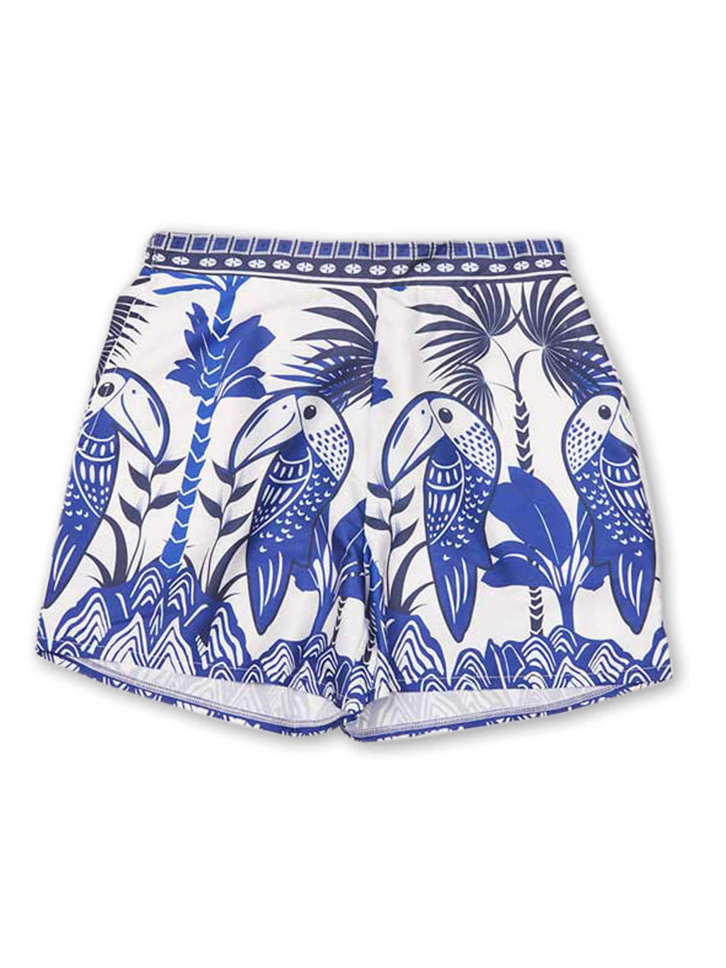 Gisela Панталон пижама в бяло: отпред