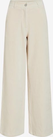 VILA Wide Leg Housut värissä beige: etupuoli