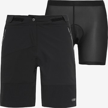 CMP Regular Workout Pants in Black: front