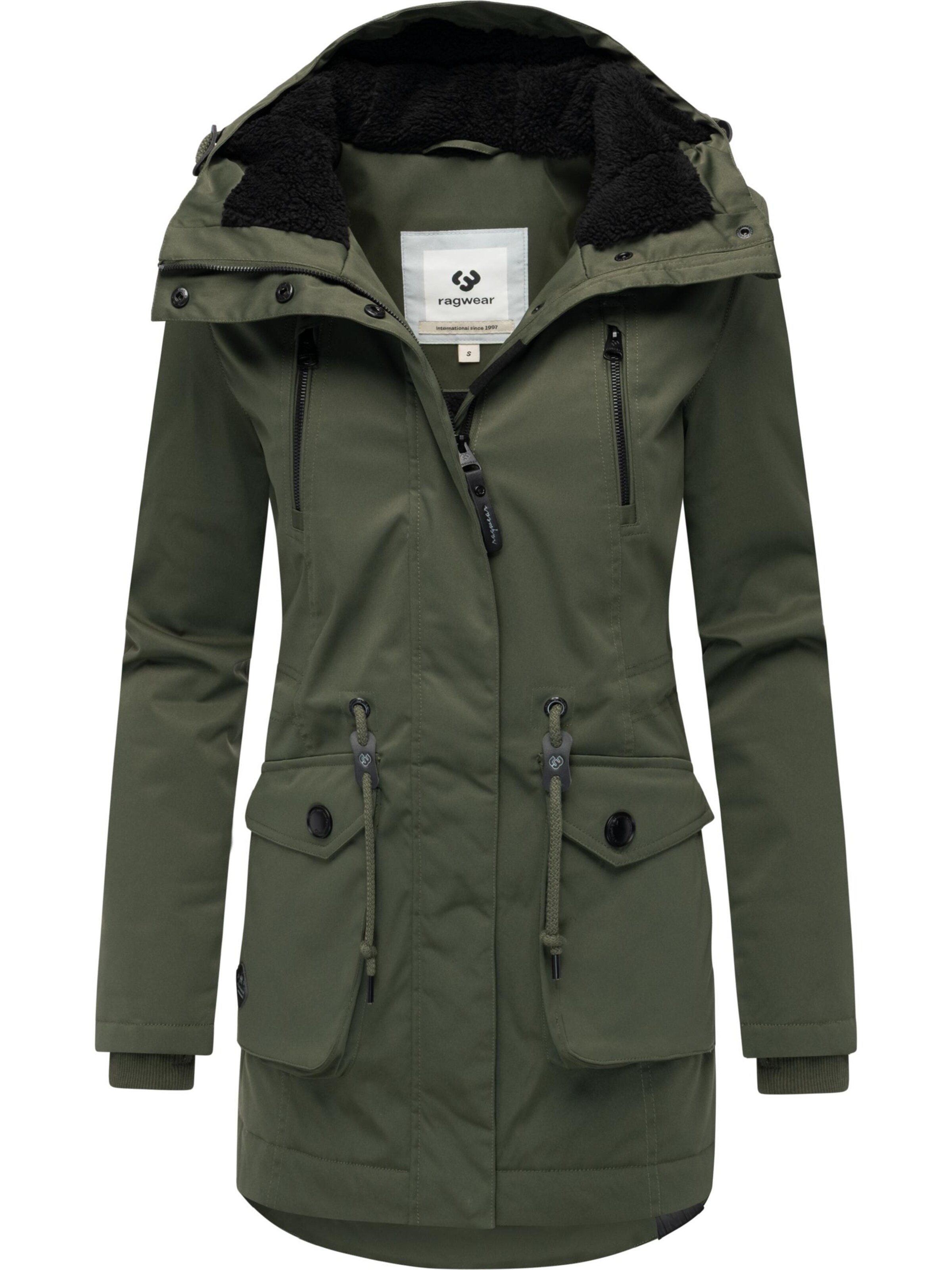 Ragwear Winter jacket 'Ellsa' in Green