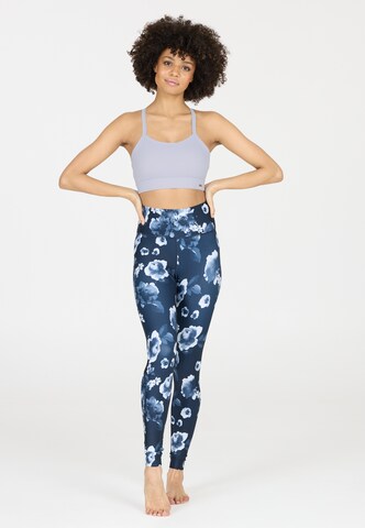 Athlecia Low support Sport bh 'Bloom V2' in Blauw