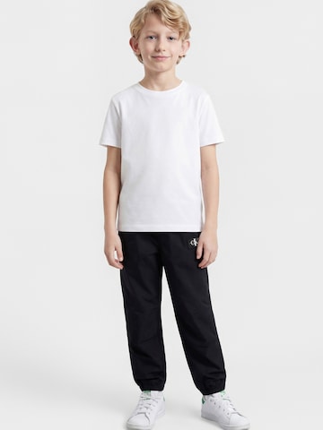 Calvin Klein Jeans Loosefit Broek in Zwart: voorkant