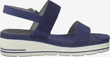 Earth Edition by Marco Tozzi Sandalen met riem in Blauw