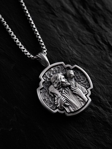 REYTEL - Colgante 'JESUS SHEPHERD' en plata