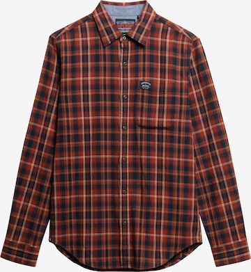 Superdry Overhemd in Oranje: voorkant