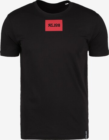 T-Shirt Bolzr en noir : devant