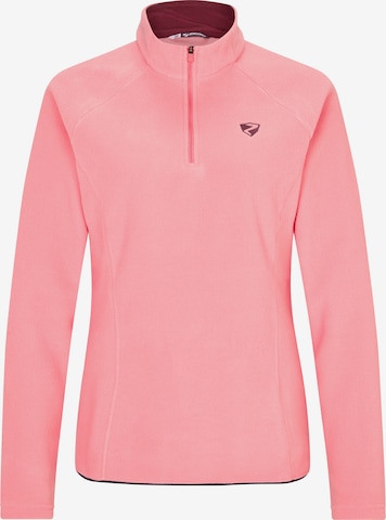 ZIENER Athletic Sweater 'JEMILA' in Pink: front