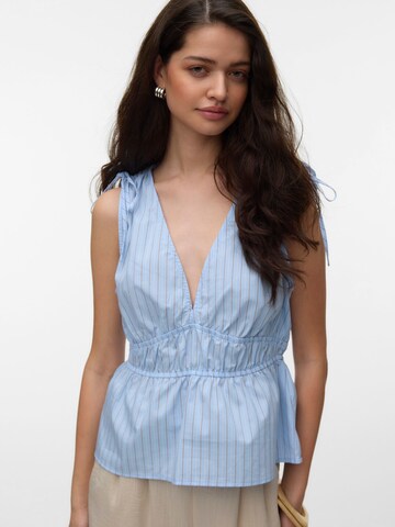 Chemisier VERO MODA en bleu : devant