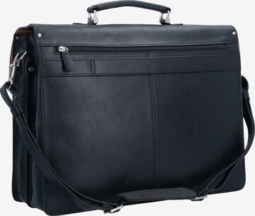 Picard Toscana Aktentasche Leder 42 cm Laptopfach in Schwarz