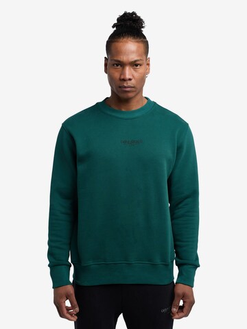 Carlo Colucci Sweatshirt 'De Sarro' in Groen: voorkant