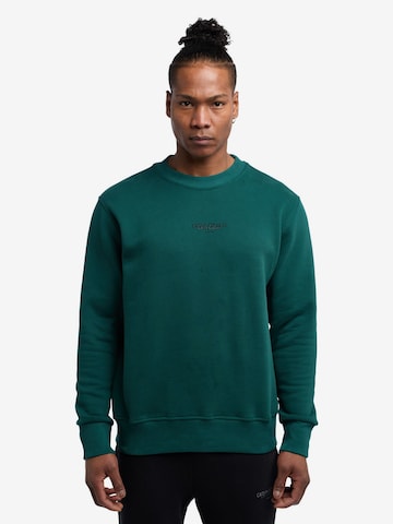 Carlo Colucci Sweatshirt 'De Sarro' in Green: front