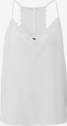 COMMA Top in White: front