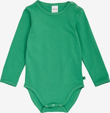 Fred's World by GREEN COTTON Rompertje/body ' Alfa ' in Groen: voorkant