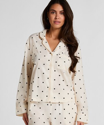 Hunkemöller Slaapshirt in Wit: voorkant