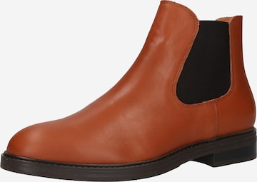 SELECTED HOMME Chelsea Boots in Brown: front