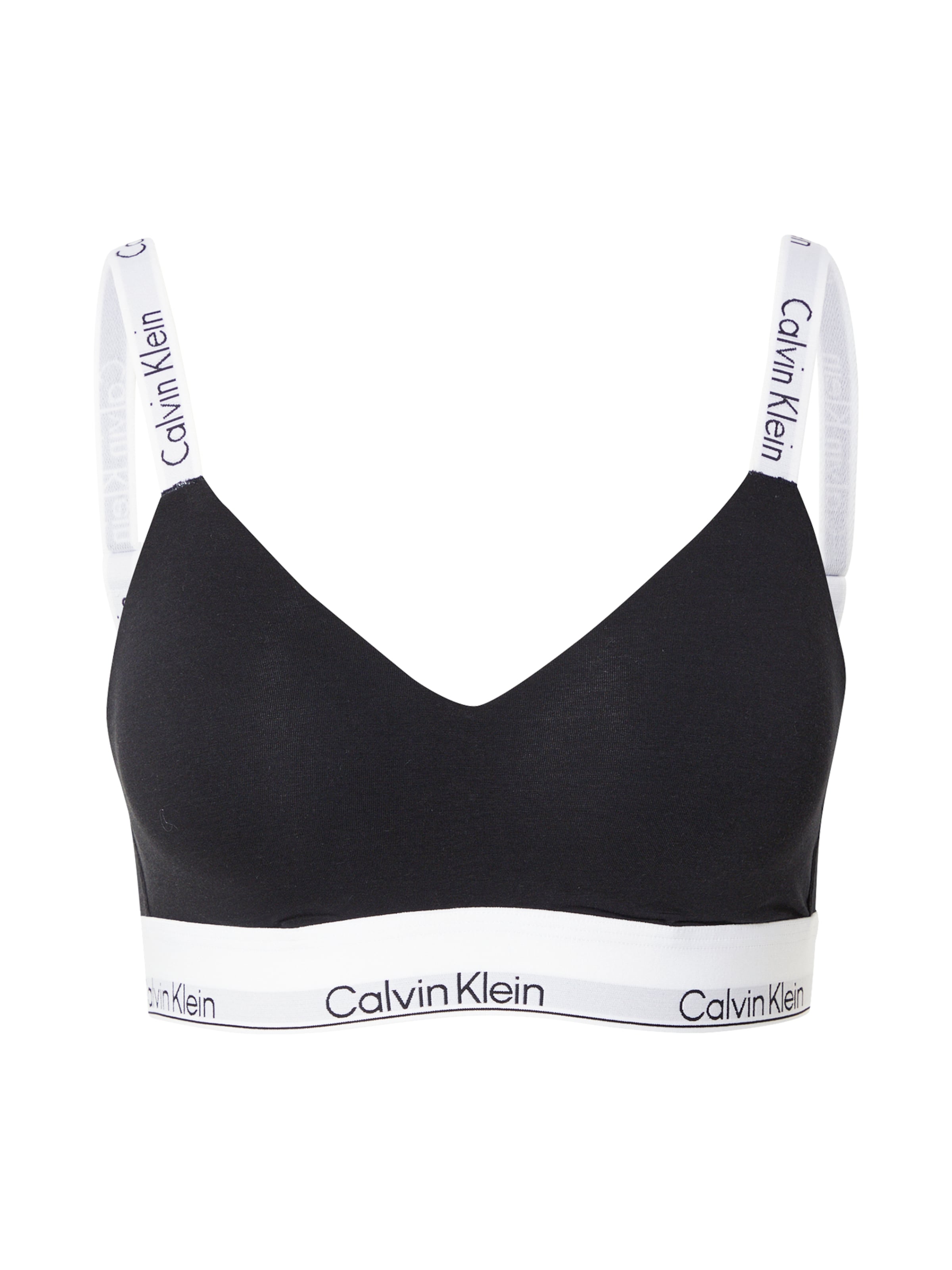 Calvin Klein Underwear - Triángulo Sujetador en negro: frente